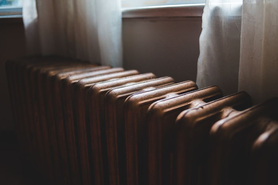 Radiateur en hiver
