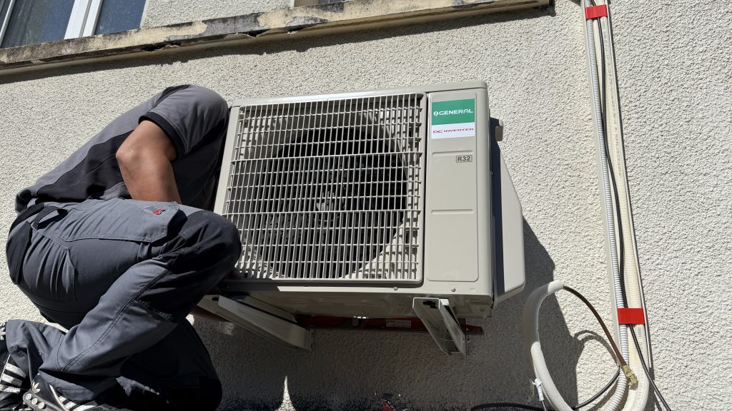 Installation de climatisation réalisée par Chauffelite - chantier n°4